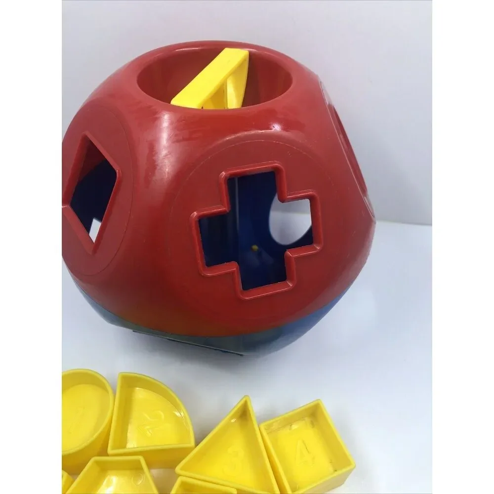 Tupperware Shape O Toy Kids Baby Toddler Development Sorting Ball Complete #set